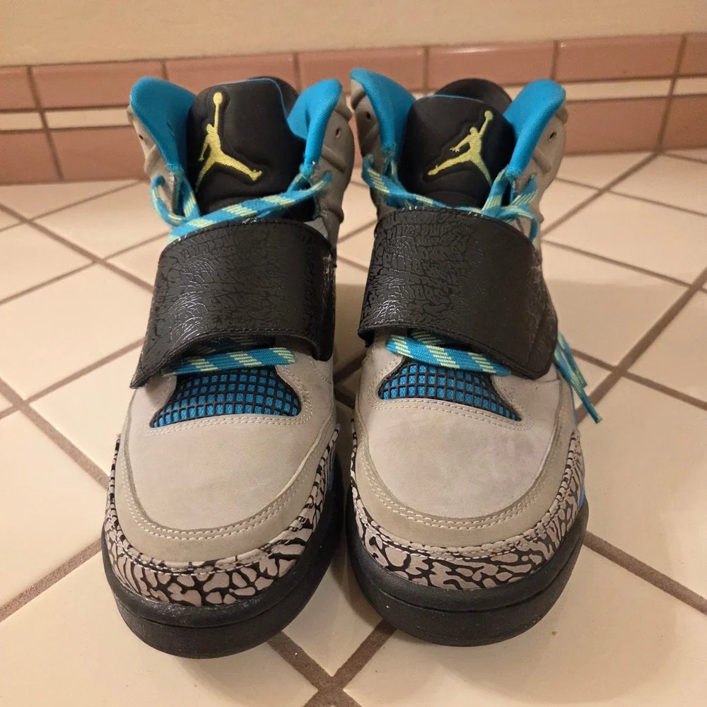 Jordan Son of Mars Low Bel Air Wolf Grey Blue 512246-007 Youth 7Y Womens 8.5